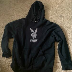 Playboy x HUF chrome hoodie